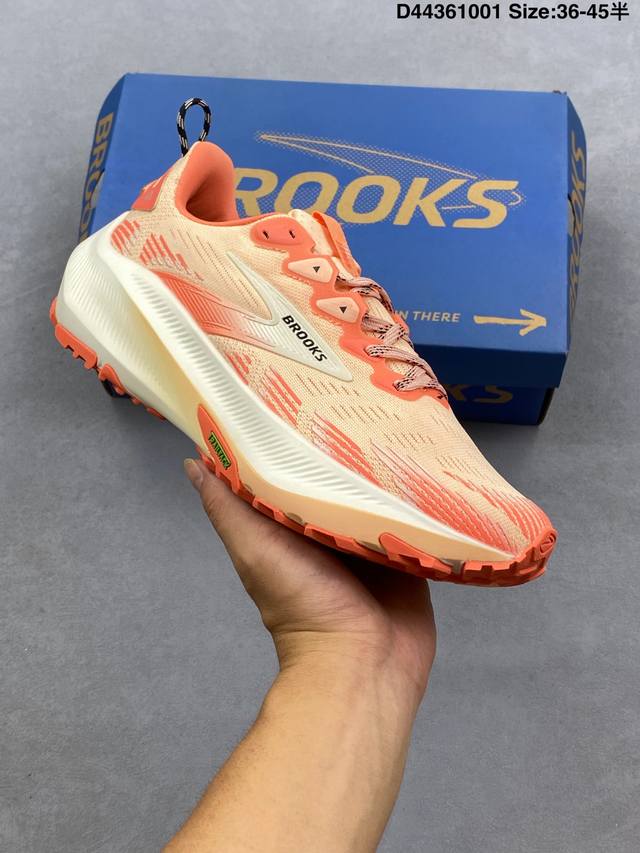 Brooks 布鲁克斯 Glycerin 22 超弹轻盈跑步鞋 低帮透气缓震支撑休闲运动慢跑鞋 采用改进工程空气网眼组合热熔工艺 鞋面材质搭载Dna Loft