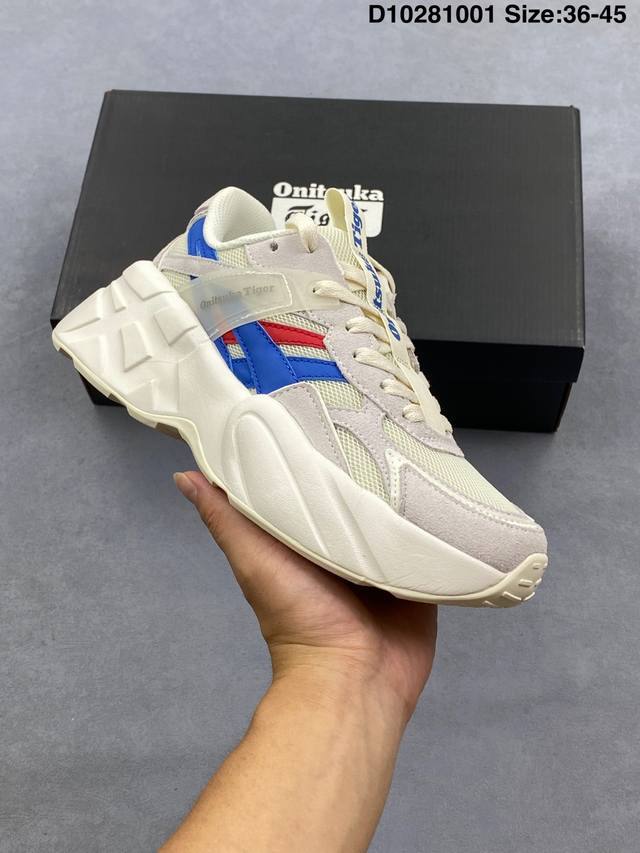 Asics 亚瑟士Onitsuka Tiger鬼塚虎Sp-I 新款运动休闲鞋厚底老爹鞋 货号：1183C184 021 尺码：如图 编码：D10281001