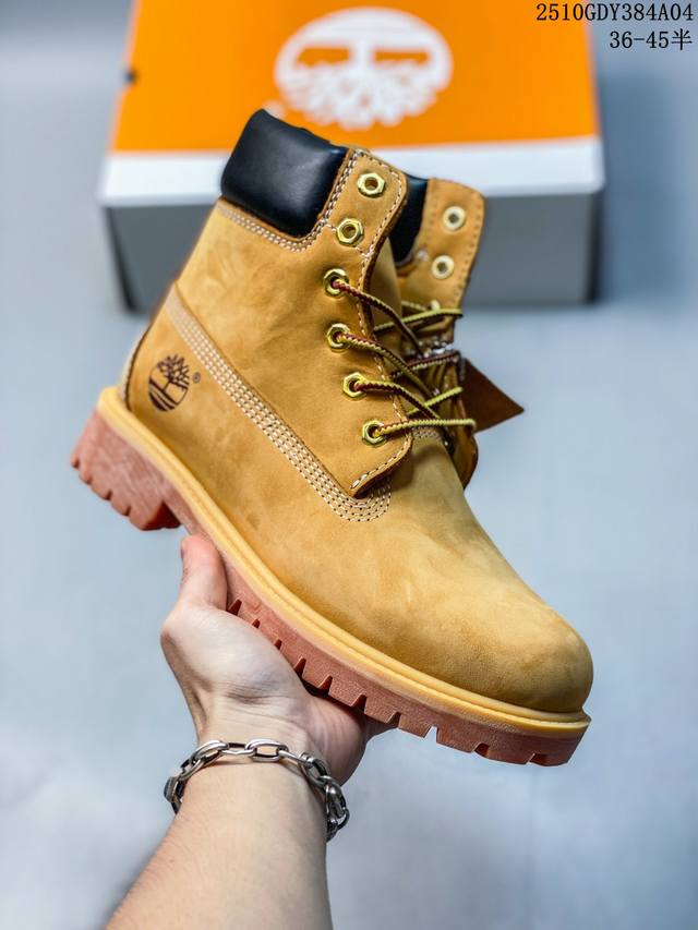 添柏岚 天伯伦 Timberland 经典款高帮 七孔男码10061 六孔女码10361 中山宝元原渠道生产 顶级工艺全新升级 堪称正品复印机 原单进口防水皮料
