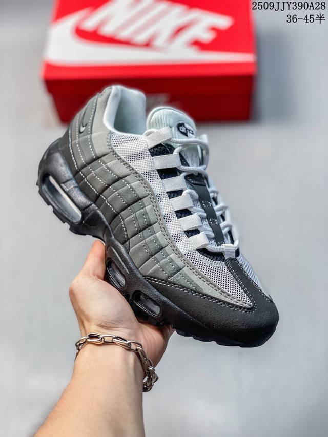 真标耐克Nike Air Max 95 Tt气垫复古慢跑百搭鞋休闲运动鞋 货号:Fb2709-010 尺码:36 36.5 37.5 38 38.5 39 40