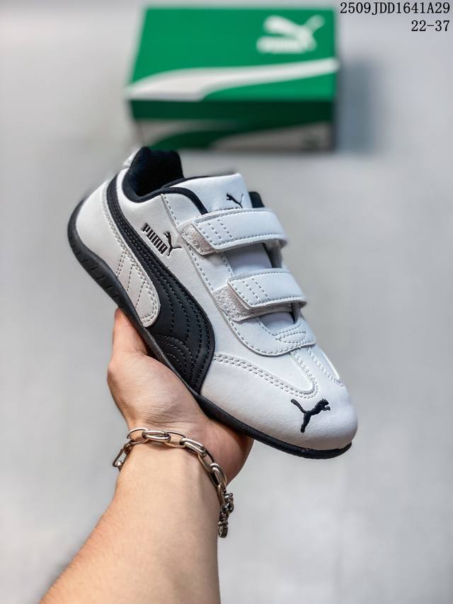 童鞋！Puma Speedcat Ps 彪马 低帮 防滑耐磨低邦训练鞋生活休闲鞋赛车鞋 鞋型是Puma联合赛车运动品牌Sparcoh专为专业赛车手而打造，流线型