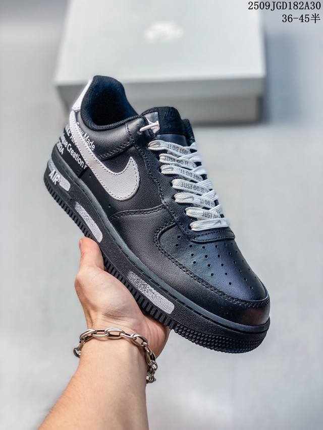 公司级带半码 海外限量发售！公司级Nike Air Force 1 '07 Low 空军一号 低帮 运动鞋 休闲鞋 折边针车 工艺难度大 原楦头原纸板 原装鞋盒