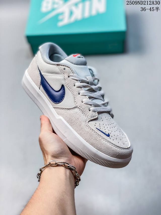 耐克Nike Sb Force 58 耐克简版复古休闲运动滑板鞋 货号：Cz2959 001 码数：36 36.5 37.5 38 38.5 39 40 40.
