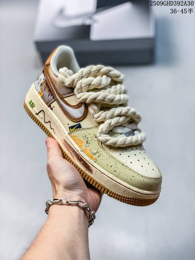 公司级带半码 海外限量发售！公司级Nike Air Force 1 '07 Low 空军一号 低帮 运动鞋 休闲鞋 折边针车 工艺难度大 原楦头原纸板 原装鞋盒