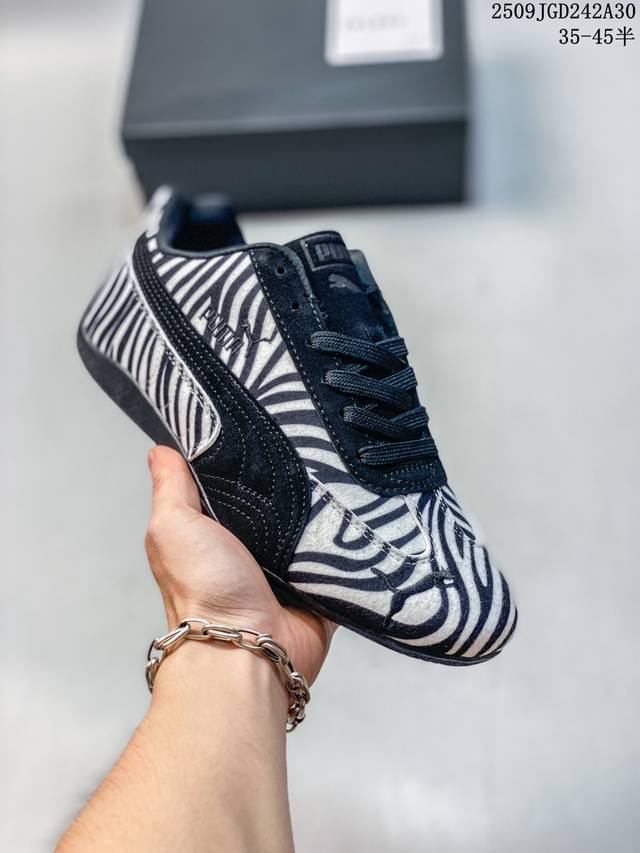 真标带半码 Puma彪马Speedcat Zebra Wns舒服百搭耐磨低帮通勤男女拼色休闲鞋 尺码：如图 编码：09Jgd242A30