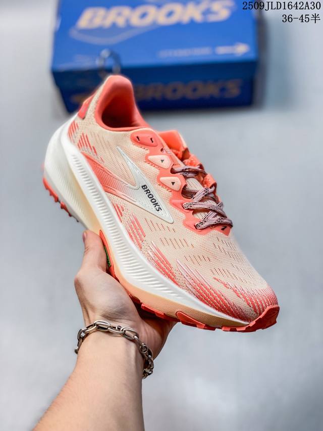 新款Brooks布鲁克斯Ghost15幽灵16跑鞋女子缓震马拉松轻便慢跑鞋 尺码：如图 编码：09Jld1642A30