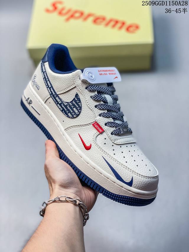 公司级带半码 海外限量发售！公司级Nike Air Force 1 '07 Low 空军一号 低帮 运动鞋 休闲鞋 折边针车 工艺难度大 原楦头原纸板 原装鞋盒