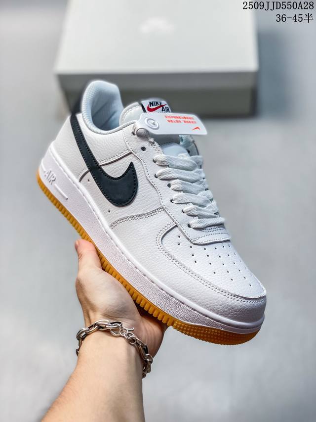 公司级带半码 海外限量发售！公司级Nike Air Force 1 '07 Low 空军一号 低帮 运动鞋 休闲鞋 折边针车 工艺难度大 原楦头原纸板 原装鞋盒
