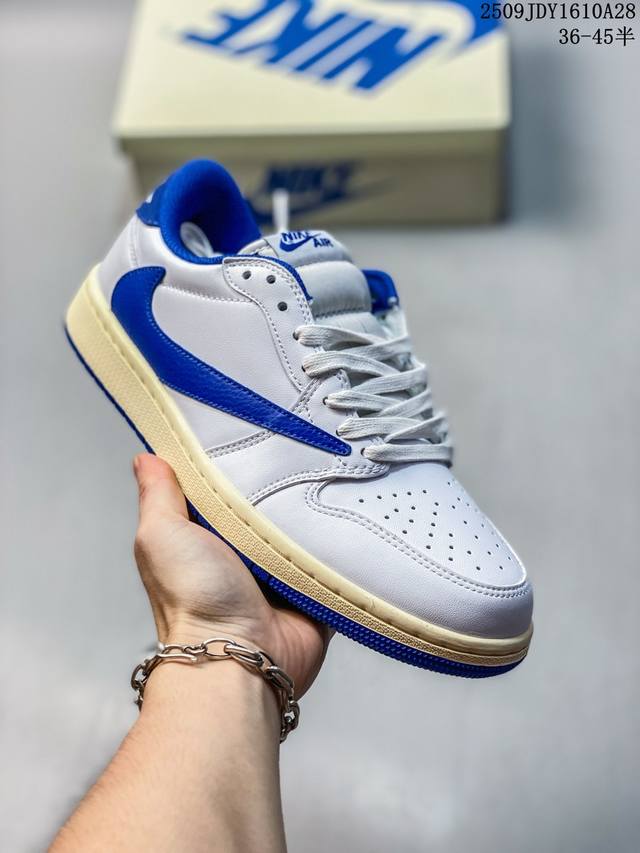 耐克 Nike Air Jordan 1 Low Og Sp Military Blue Aj1乔1 倒勾 低帮篮球鞋 Aj1 乔丹1代 Aj1 乔1 反向脚趾