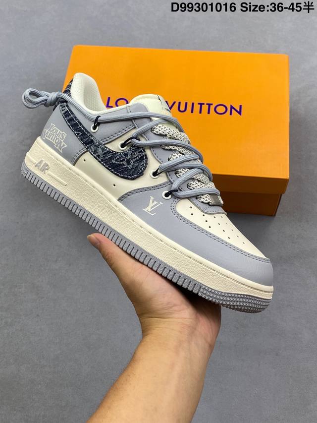 Nike Air Force1 07 Low 定制空军 #原楦头原纸板 打造纯正空军版型 #专注外贸渠道 全掌内置蜂窝气垫 #原盒配件 原厂中底钢印、拉帮完美