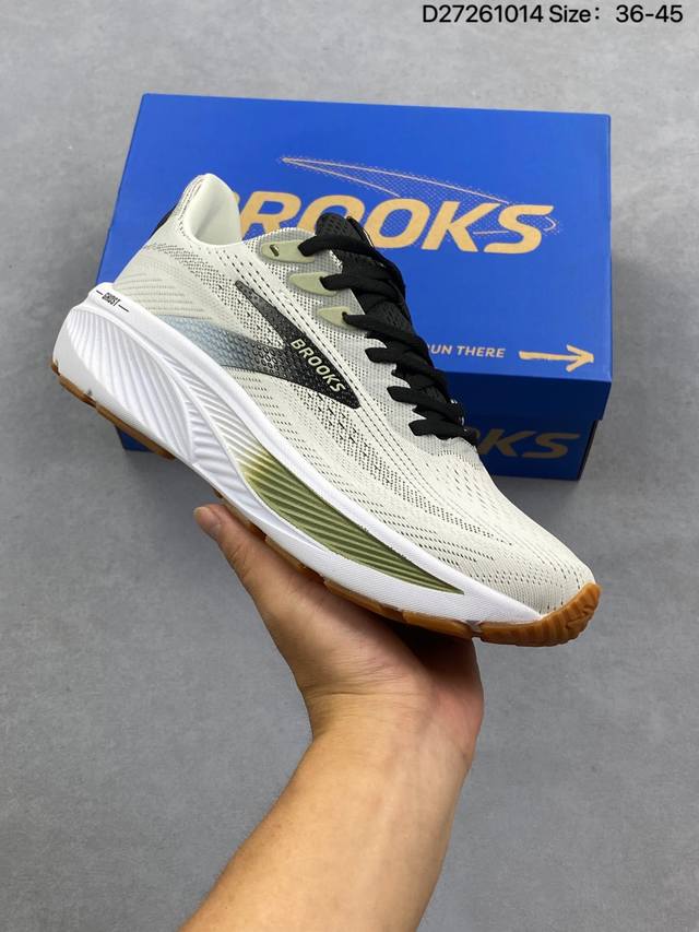 公司级Brooks布鲁克斯 Ghost 17 网面时尚 网布耐磨透气 低帮 休闲跑步鞋 货号: 442 1D 112 Id:D27261014 Size:36～