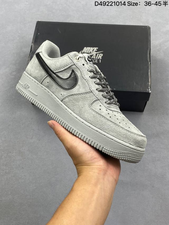 Nike Air Force 1 Low’07 空军一号低帮休闲板鞋 定制皮料 原楦原纸板 纯正空军版型 内置全掌气垫 货号：男 Cw2288-114 女 Dd