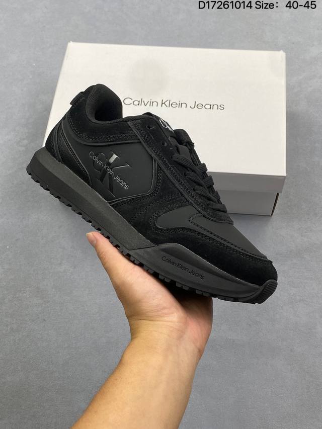 公司级：Ckj Calvin Klein Jeans 系带圆头 低帮 生活休闲鞋 尺码:40-45 Id:D17261014