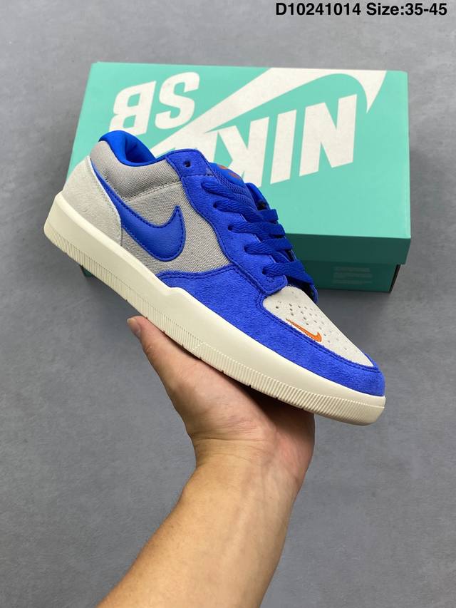 公司级Nike Sb Force 58 耐克 低帮休闲板鞋 是一款将前沿创新带入街头的单品 它具有硫化杯底 具有出色的耐用性和灵活性 使用帆布和绒面革 在饰面上