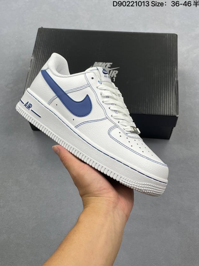 耐克Nike Air Force 7空军一号低帮百搭休闲运动板鞋。柔软、弹性十足的缓震性能和出色的中底设计，横跨复古与现代的外型结合，造就出风靡全球三十多年的F