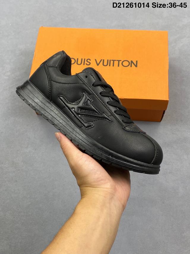 Lv Arch Light Sneaker路易威登板鞋 时尚运动鞋潮厚底增高女鞋。舒适防滑底和百搭性霸屏整个时尚娱乐圈，细节调整完美主义！采用柔软皮革拼接鞋面，