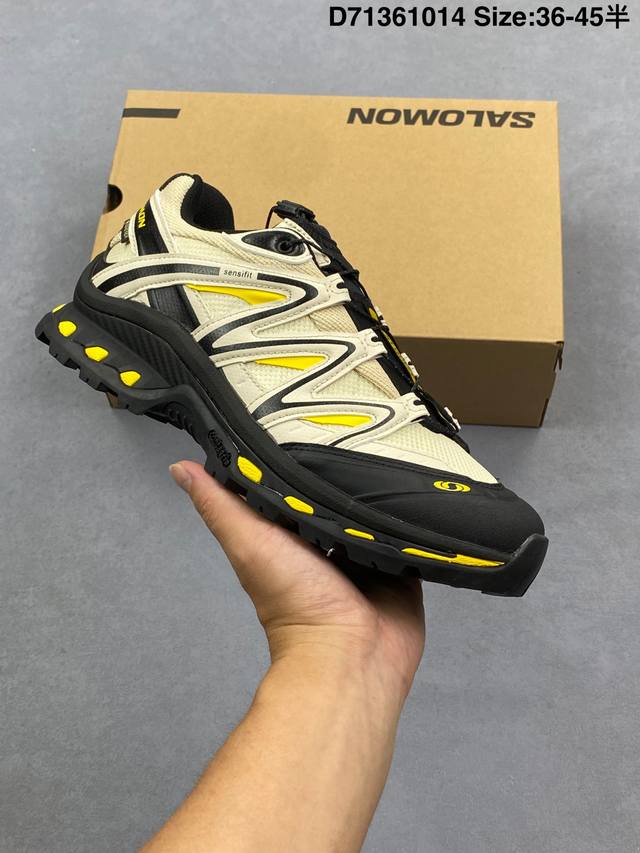 合集 Salomon Xt-Quest Adv ” Beige “ 萨洛蒙 探索者系列户外越野跑鞋 474789 鞋面采用Sensifit贴合技术 全方位贴合包
