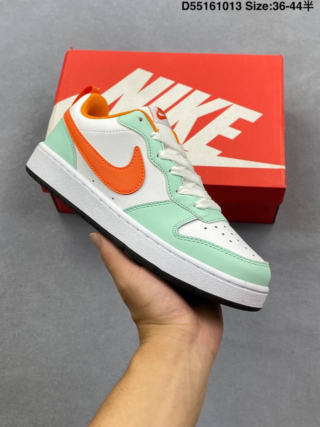 Nike Court Borough Low 低帮百搭透气休闲运动板鞋男女鞋 经典耐用的设计，兼顾舒适脚感和出众风范，演绎匠心之作。结构性的支撑贴合感结合复古篮