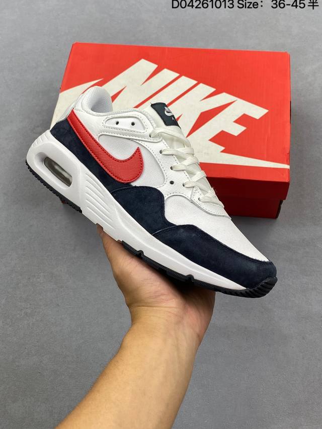 公司级：Nike Air Max Sc 耐克 气垫系列经典复古百搭休闲运动气垫慢跑鞋 原楦原纸版开发版型 全新开发正确3层组合超轻Eva泡绵中底 Air缓震气垫