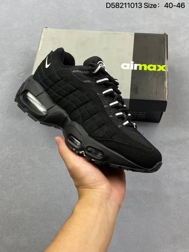 Nike 耐克 Air Max 95 潮流百搭 气垫缓震慢跑鞋 休闲防滑运动鞋！Nike耐克男鞋跑步鞋经典透气舒适运动鞋休闲鞋 为了迎接今年的世界地球日，Nik