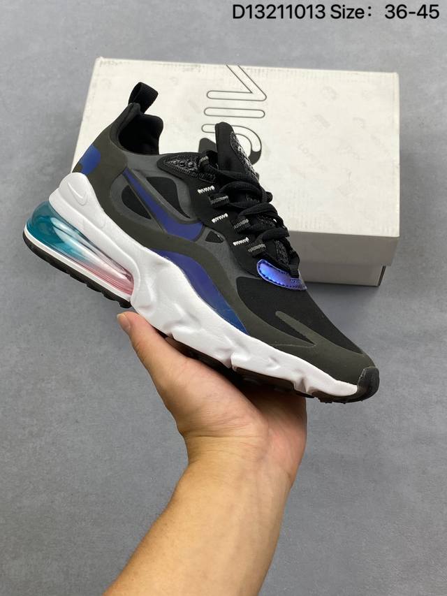 合集 Air Max 270 React 粉白 瑞亚赛车系列 后半掌气垫百搭运动慢跑鞋 正确密织鞋面材质区别市面错误版本#独立私模回弹气垫大底打造动感视觉和舒适
