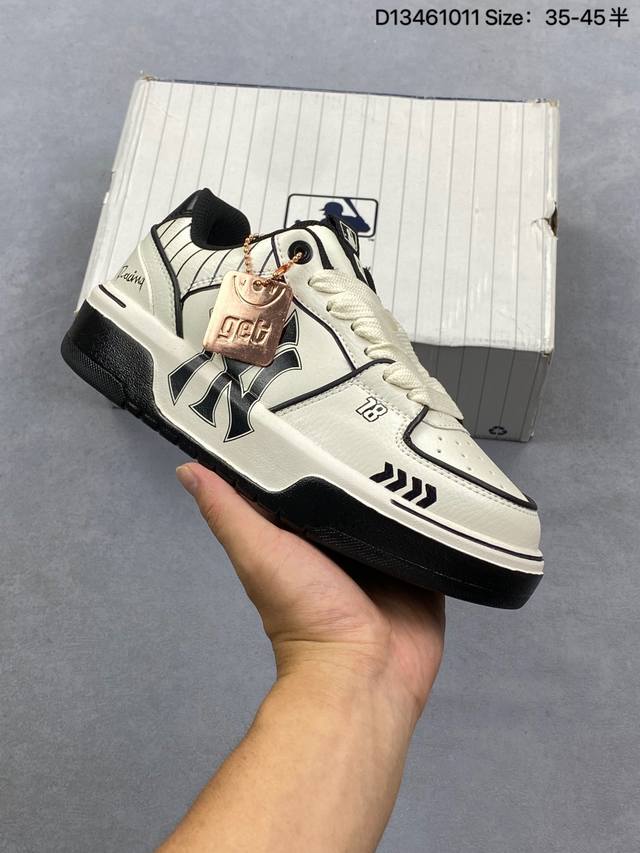 公司级Mlb Ny 印花网红老爹鞋 涂鸦恶作剧 内增高6Cm 原厂原档案数据开发 进口纳米材质 原厂全套手提袋 原盒雷射防伪标包装 官方货号: 3Asxca12