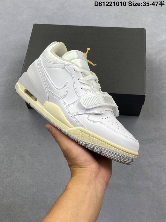 公司级三合一最强合体，多种新配色回归耐克Nike Air Jordan Legacy 312 Low”White Grey Fog Blue Red“乔丹最强三