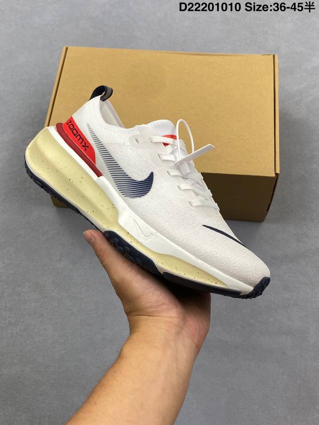 合集 真标Nike Zoomx Invincible Run Fk3 耐克 短跑马拉松系带系列轻量休闲运动慢跑鞋 货号:Dr2615-107 尺码:36 36.