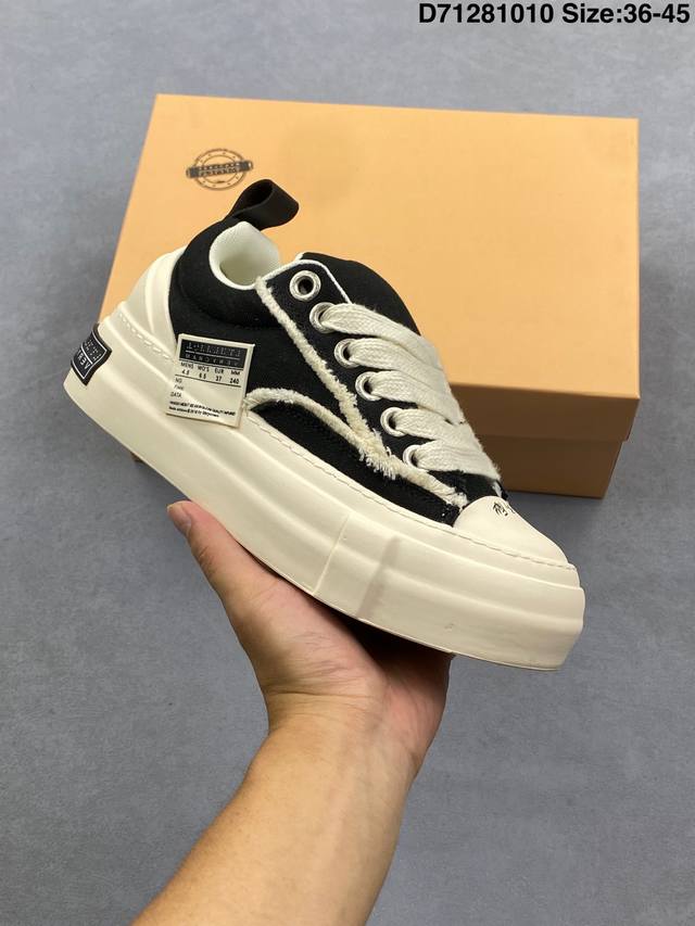 吴建豪同款乞丐鞋 高品质高版本 ；这款Pea×By Pie×设计前卫，以三双拼接一双，鞋带和鞋舌的地方运用了毛边的设计，乞丐系列 Xvessel号称是世界上第一