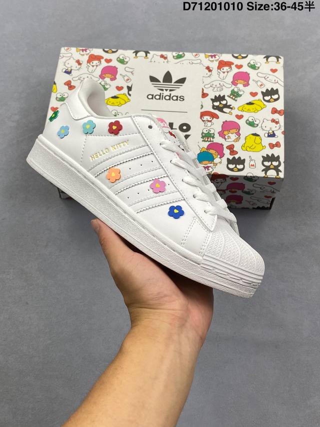 公司级Adidas Originals Superstar 阿迪达斯 三叶草 贝壳头’Diy’系列低帮经典百搭休闲运动板鞋 货号:Bz9867 尺码:36 36
