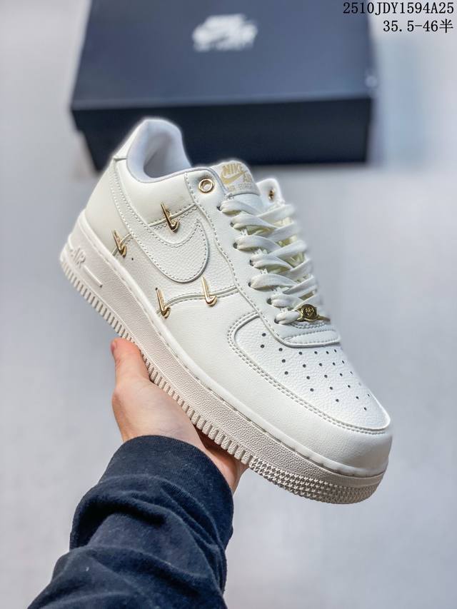 公司级带半码 海外限量发售！公司级Nike Air Force 1 '07 Low 空军一号 低帮 运动鞋 休闲鞋 折边针车 工艺难度大 原楦头原纸板 原装鞋盒