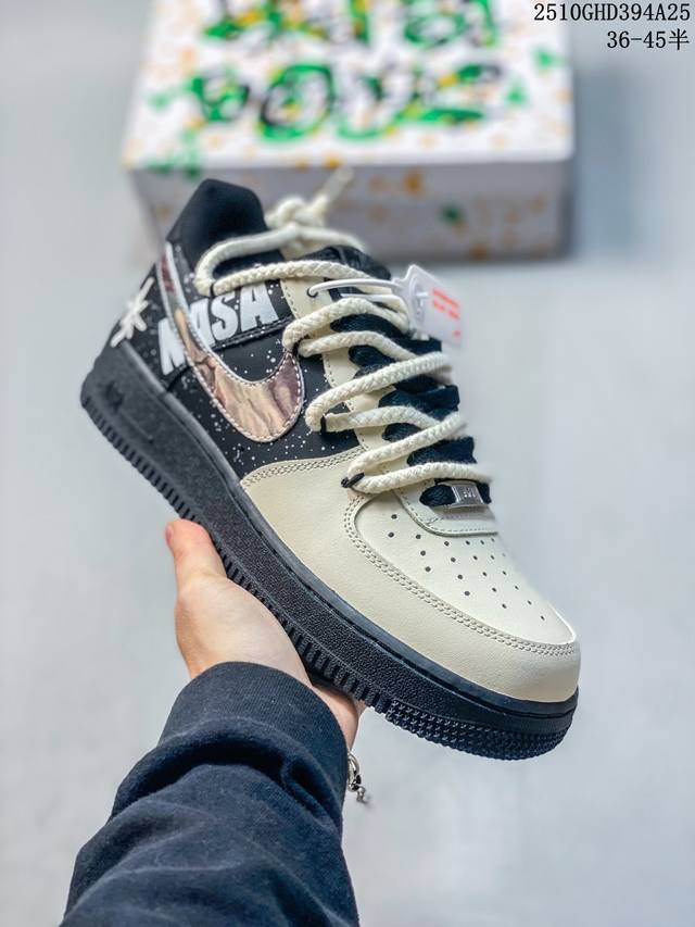 公司级带半码 海外限量发售！公司级Nike Air Force 1 '07 Low 空军一号 低帮 运动鞋 休闲鞋 折边针车 工艺难度大 原楦头原纸板 原装鞋盒