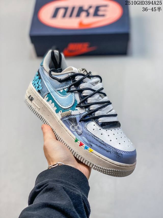 公司级带半码 海外限量发售！公司级Nike Air Force 1 '07 Low 空军一号 低帮 运动鞋 休闲鞋 折边针车 工艺难度大 原楦头原纸板 原装鞋盒