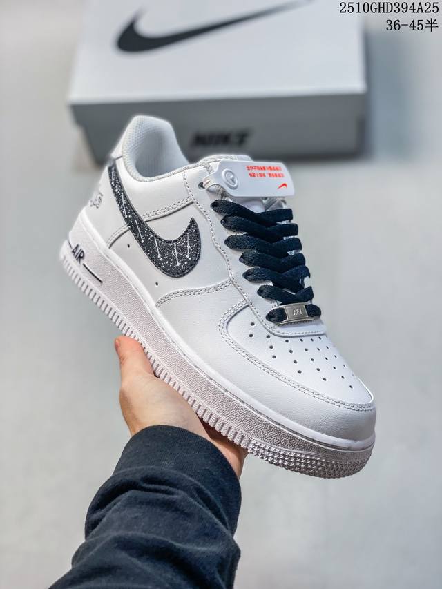 公司级带半码 海外限量发售！公司级Nike Air Force 1 '07 Low 空军一号 低帮 运动鞋 休闲鞋 折边针车 工艺难度大 原楦头原纸板 原装鞋盒