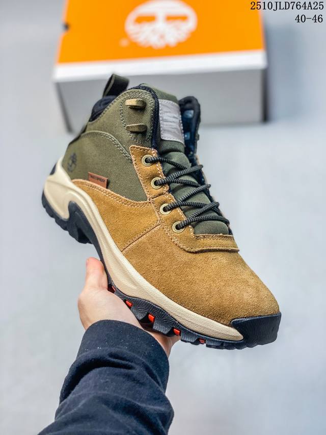 Timberland添柏岚官方男鞋中帮徒步鞋新款户外防水抓地厚底 A6Dne 尺码：如图 编码：10Jld764A25