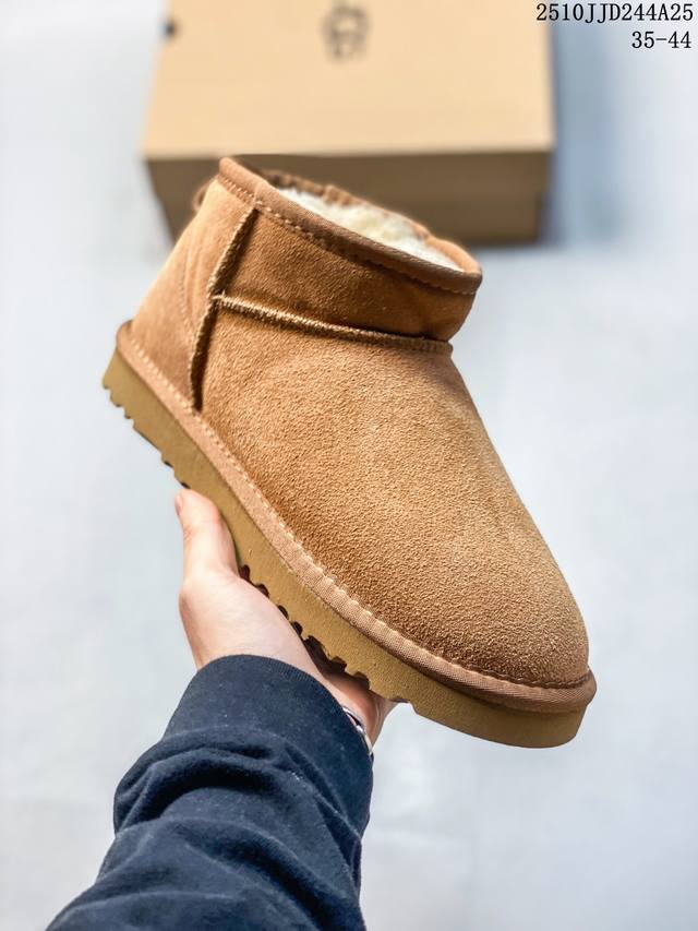 防水版 Ugg 6109 经典秋冬羊皮毛一体雪地靴 全鞋采用Zp同厂 隆丰A级澳洲进口羊皮毛一体 品牌代工厂P生产线 完全遵循Zp工艺流程 代工厂P原厂版师 秉