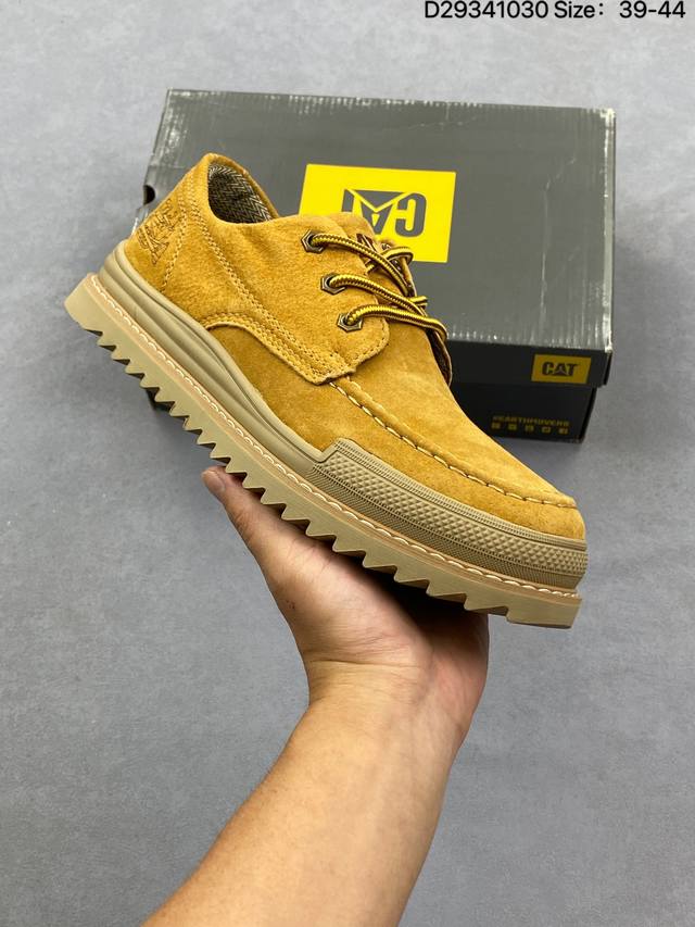 合集 公司级 Cat卡特 新款潮鞋 厚底增高运动鞋 户外徒步运动老爹鞋 时尚低帮板鞋 真标公司卡特男鞋 广东 历年经典热销款 新款牛皮革织物拼接鞋面 轻便休闲鞋