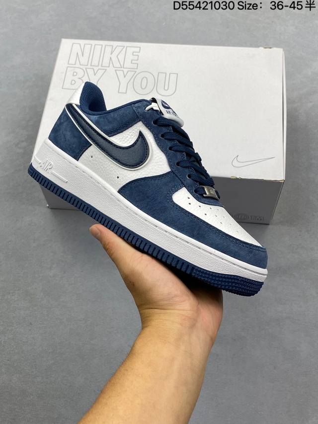 公司级 Nike Air Force 1 Low’07 空军一号低帮休闲板鞋 定制皮料 原楦原纸板 纯正空军版型 内置全掌气垫 货号：男 Cw2288-114