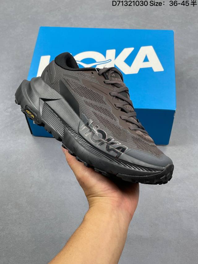 Hoka One One Mafate X 舒适百搭防滑耐磨 低帮跑步鞋 这款鞋在延续 Mafate 系列舒适性和缓震性能的基础上，进一步提升了缓震表现，并在中