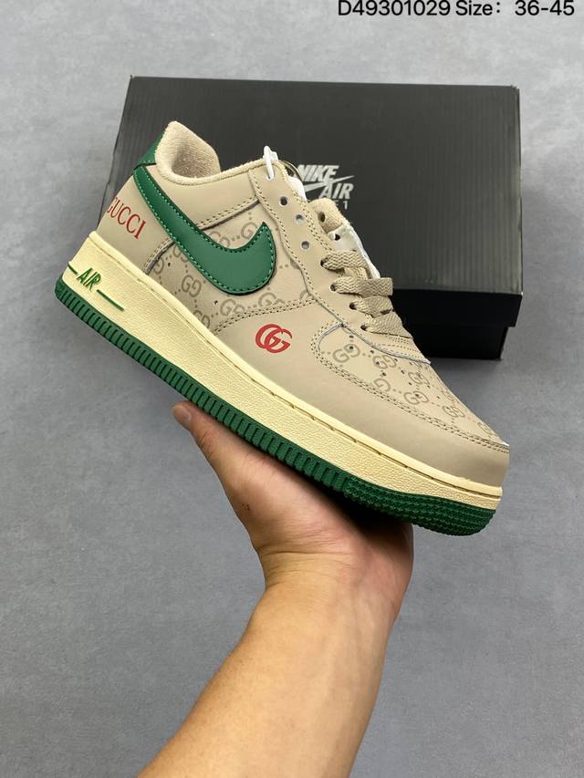 Af1耐克 Nike Air Force 1 ‘07 Low 空军一号 厚底增高百搭运动板鞋 原楦头原纸板 打造纯正空军版型，专注外贸渠道 全掌内置蜂窝气垫 原
