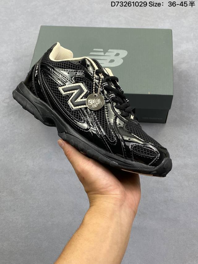 New Balance 新百伦204 系列 复古休闲运动百搭老爹跑步鞋 #采用猪巴革组合网织鞋面材质 #3层组合底模精密开发 #中底嵌入碳板缓震及后跟嵌入Tpu