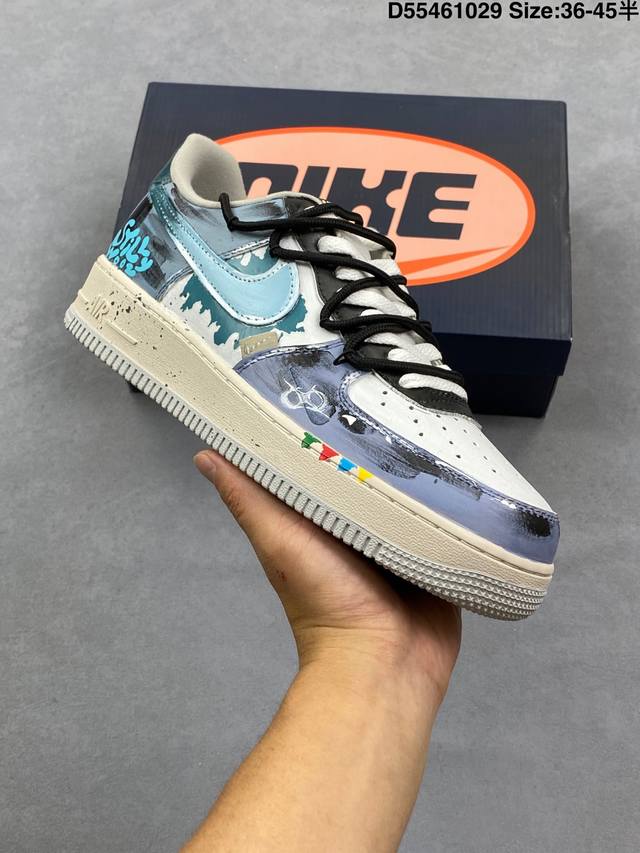 公司级Nike Air Force 1‘07 原楦头原纸板 打造纯正低帮空军版型 专注外贸渠道 全掌内置蜂窝气垫 原盒配件 原厂中底钢印、拉帮完美 货号:Zh0