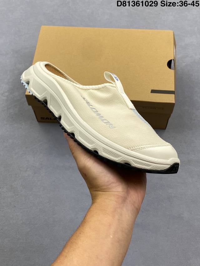 萨洛蒙Salomon Rx Slide 3.0 Canvas 运动休闲 防滑包头半拖鞋 尺码： 36 37 38 39 40 41 42 43 44 45 46
