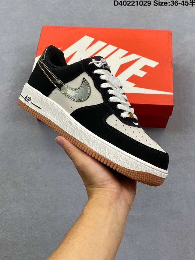 Nike Air Force 1 Low Retro 原楦头原纸板 打造纯正空军版型专注外贸渠道 全掌内置蜂窝气垫 原盒配件 原厂中底钢印、拉帮完美 货号：Hq