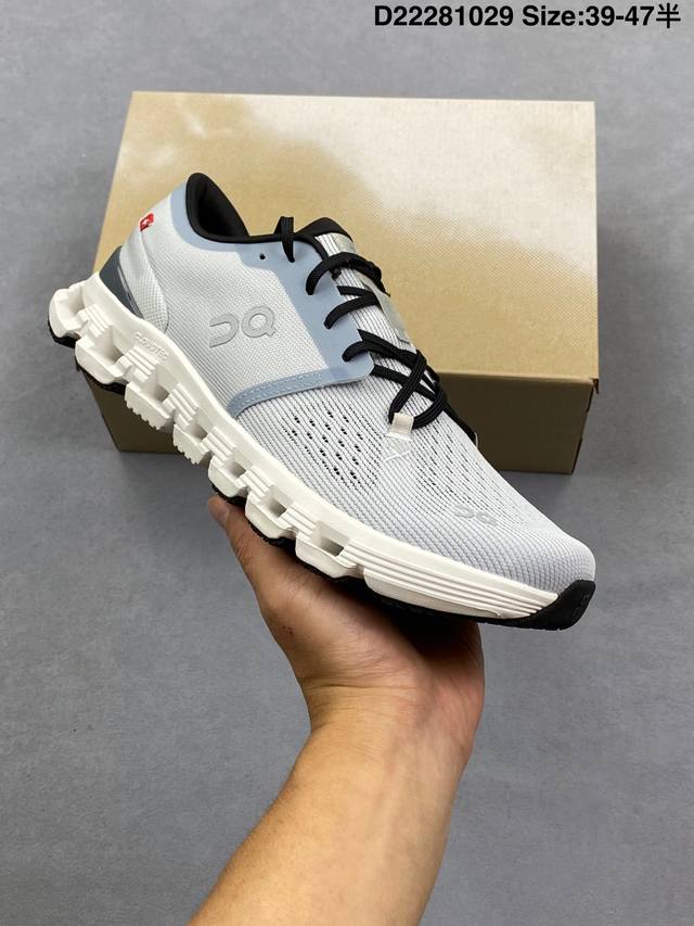 On昂跑 Cloudflow 5 舒适百搭 低帮 休闲跑步鞋 男款 白黄 货号：3Mf10112929 码数：36-45 D22281029