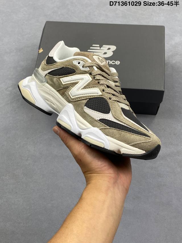 新百伦 New Balance Nb9060 联名款 复古休闲运动慢跑鞋 U9060Iab 鞋款灵感源自设计师本人对夏日的怀日回忆。鞋面大身由空间双格及磨砂鞋面