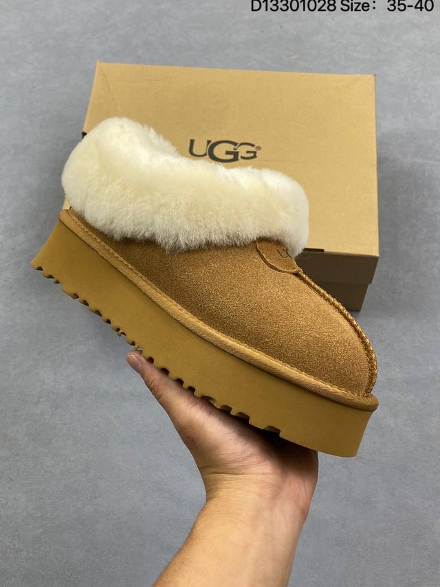 公司级Ugg 百搭单品 Ugg 秋冬羊皮毛一体雪地靴 全鞋采用Zp同厂 隆丰A级澳洲进口羊皮毛一体 品牌代工厂P生产线 完全遵循Zp工艺流程 代工厂P原厂版师