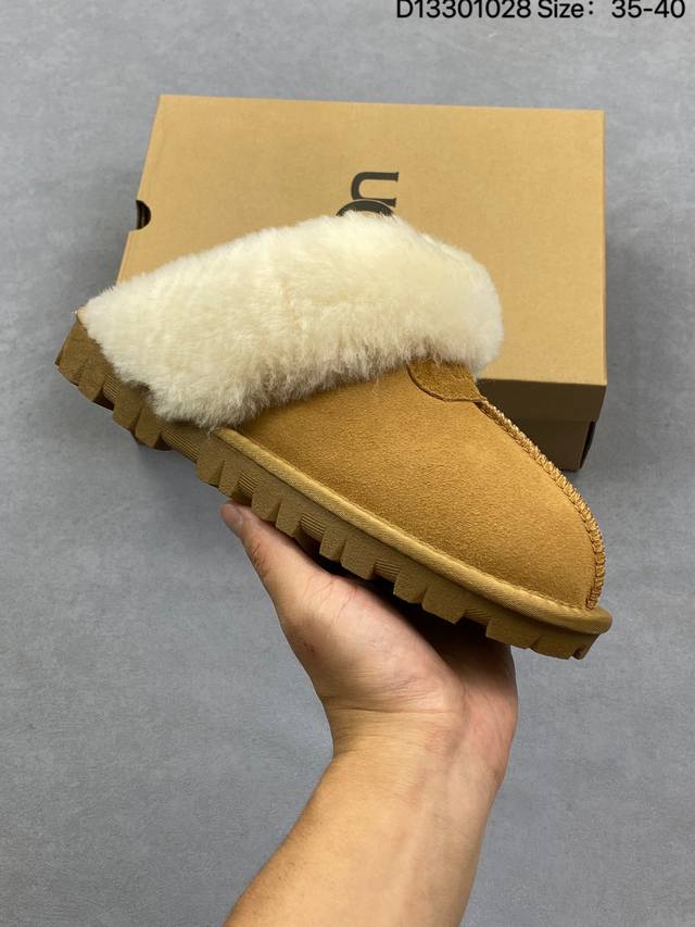 公司级Ugg 百搭单品 Ugg 秋冬羊皮毛一体雪地靴 全鞋采用Zp同厂 隆丰A级澳洲进口羊皮毛一体 品牌代工厂P生产线 完全遵循Zp工艺流程 代工厂P原厂版师