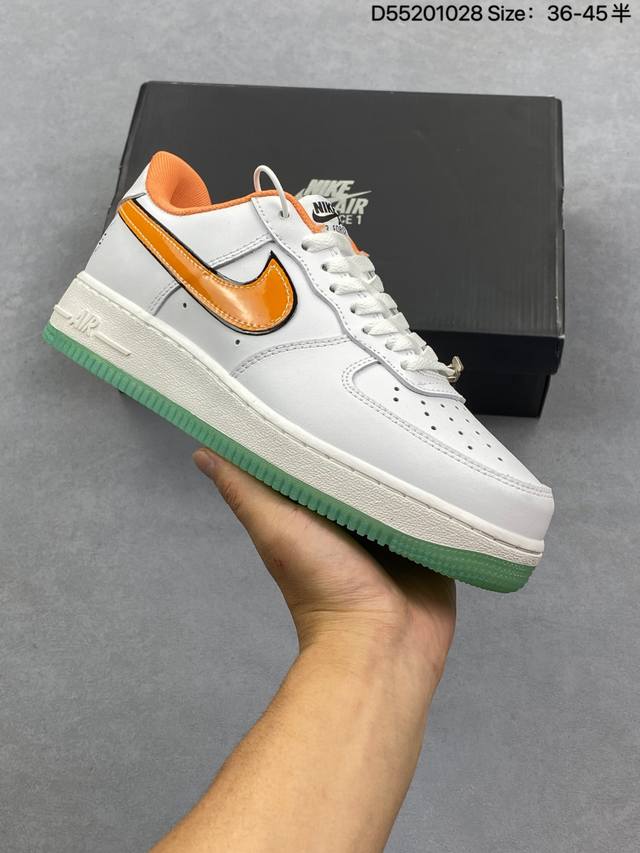 Af1耐克 Nike Air Force 1 ‘07 Low 空军一号 厚底增高百搭运动板鞋 原楦头原纸板 打造纯正空军版型，专注外贸渠道 全掌内置蜂窝气垫 原