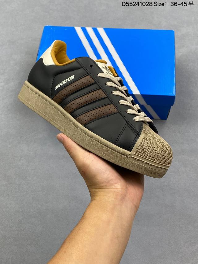 公司级Adidas Originals Superstar贝壳头系列 阿迪达斯 低帮经典百搭休闲运动板鞋 货号:Jp11960 尺码:36 36.5 37 38